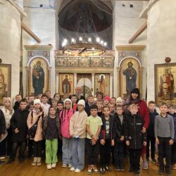 Учащиеся многопрофильного лицея посетили подворье Савво-Крыпецкого монастыря в Пскове