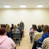 В конференц-зале епархиального управления прошла лекция кандидата исторических наук Александра Нотина