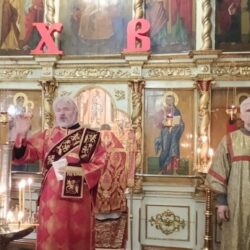 В день памяти великомученика Димитрия Солунского в старинном Псковском храме в честь его святого имени состоялось престольное торжество