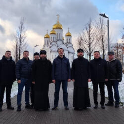 Митрополит Матфей представил итоги работ по возведению храма Успения Пресвятой Богородицы (на Березовой аллее) префекту Северо-Восточного административного округа Москвы