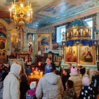 Учащиеся Пожеревицкой школы посетили Покровский храм в Дедовичах