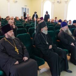 Ректор Псково-Печерской духовной семинарии принял участие в курсах повышения квалификации преподавателей пастырского богословия и гомилетики