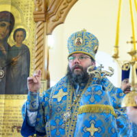 Митрополит Матфей совершил Литургию в Спасо-Казанском Симанском монастыре