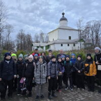 Лицеисты побывали в храме святых Жен-Мироносиц (со Скудельниц)