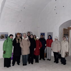 В храме святых бессребреников и чудотворцев Космы и Дамиана (с Примостья) прошла экскурсия студентов исторического факультета ПсковГУ 