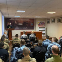 Клирик Псковской епархии провел беседу с личным составом отряда особого назначения «Кром»