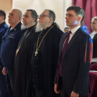 Клирики Псковской епархии приняли участие в открытии Года единства народов России в городе Печоры