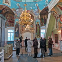 Сотрудники министерства культурного наследия осуществили приемку работ по сохранению храма святых Севастийских мучеников в Печорах