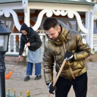 Участники студенческих отрядов Псковской области посетили Псково-Печерский монастырь