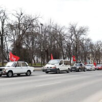 В Пскове прошел Пасхальный автопробег