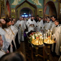 В храме святых Константина и Елены состоялось отпевание схиигумена Пантелеимона (Ледина)