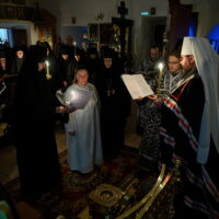 Митрополит Матфей совершил монашеский и иноческий постриги в Снетогорском монастыре