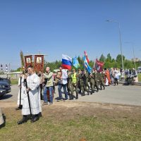 В Пскове впервые состоялся Крестный ход и молебен на месте, где несколько веков стояла часовня Владычного Креста