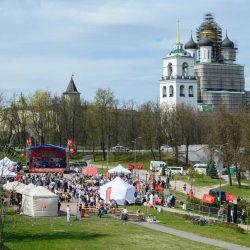 Завершающий день Пасхального спортивного фестиваля Псковской митрополии прошел в Пскове