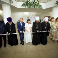 Митрополит Матфей принял участие в открытии Центра «Дом для мамы» при храме Успения Пресвятой Богородицы (в Останкино)