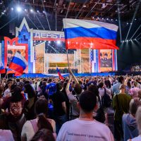 Хор духовенства Псковской епархии выступил на Большом праздничном концерте ко Дню России в Москве