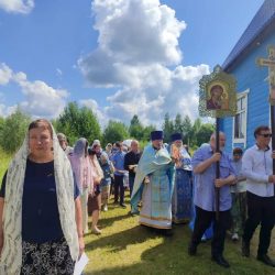 В Дедовичском храме иконы Божией Матери «Боголюбская» состоялось престольное торжество