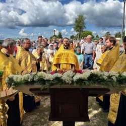 В Выбутах на малой родине великой княгини Ольги прошли праздничные богослужения