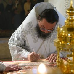 Митрополит Матфей совершил великое освящение храма Свято-Троицкого Творожковского монастыря