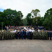 В день освобождения города Пскова митрополит Матфей совершил заупокойную литию у Могилы Неизвестного солдата