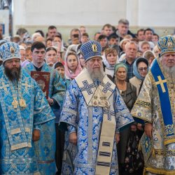 Митрополит Матфей принял участие во встрече мощей святителя Спиридона в республике Казахстан