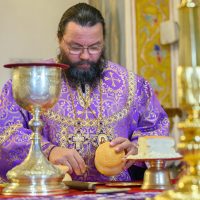 Митрополит Матфей совершил Литургию в Свято-Троицком кафедральном соборе