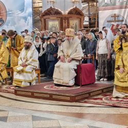 Митрополит Матфей принял участие в торжествах по случаю принесения мощей святителя Спиридона Тримифунтского в Хабаровскую епархию