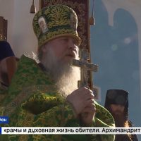 В эфире ГТРК «Псков» рассказали о праздновании памяти преподобного Никандра Пустынножителя в его святой обители